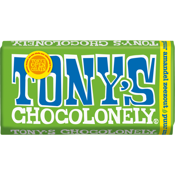 Tony's Chocolonely puur amandel zeezout