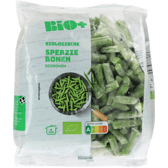 Bio+ Sperziebonen gebroken