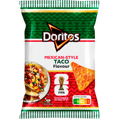 Doritos Tortilla chips mexican style taco