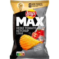 Lay's Ribbelchips max heinz tomato ketchup