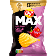 Lay's Ribbelchips max red sweet chilli