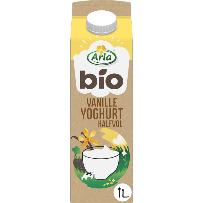 Arla Biologisch halfvolle yoghurt vanille