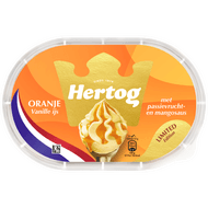 Hertog Ijs oranje vanille