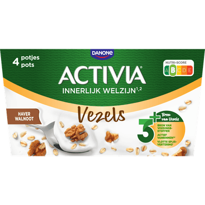 Activia Yoghurt haver walnoot 4st