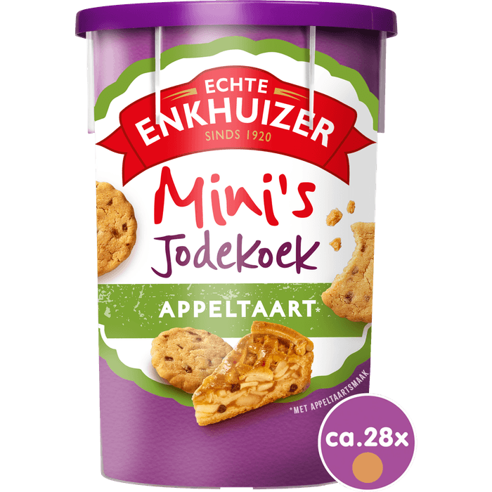 Echte Enkhuizer Mini jodenkoek appeltaart