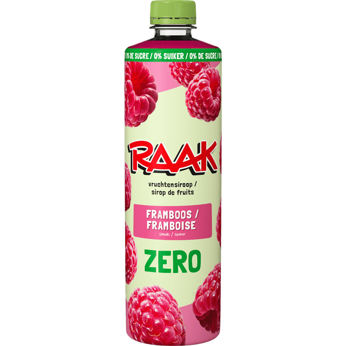 Raak Limonadesiroop framboos zero