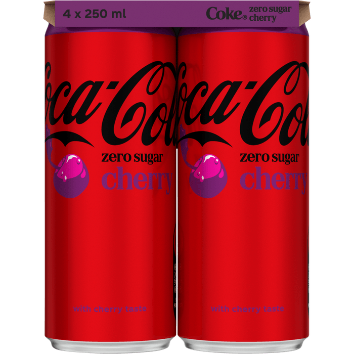 Coca-Cola Zero cherry 4x25 cl