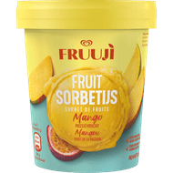 FRUUJI Fruit sorbetijs mango-passievrucht