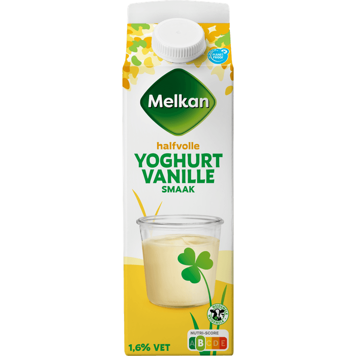 Melkan Halfvolle yoghurt vanille