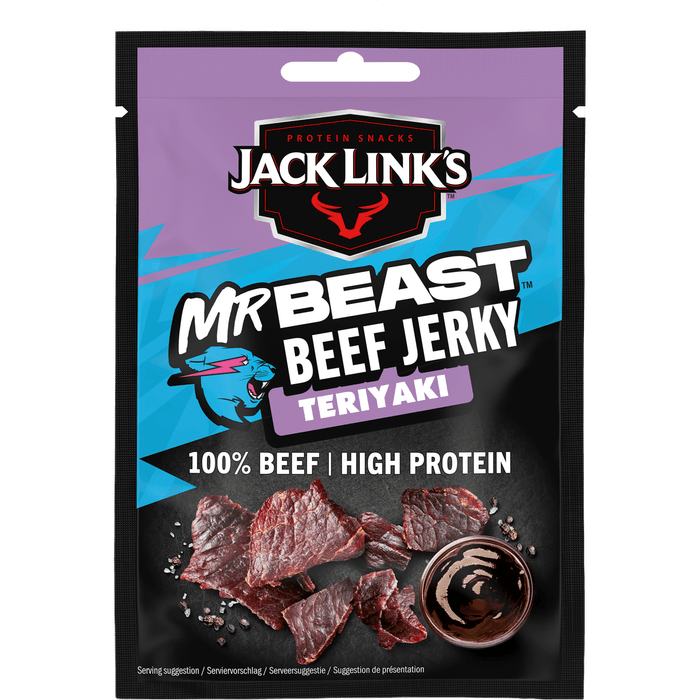 Jack Link's Mr beast beef jerky teriyaki
