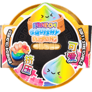 Kawaii fidget dumpling foam 8/5cm regenboog