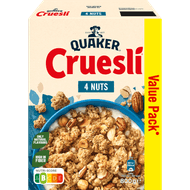 Quaker Cruesli 4 nuts
