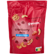 G'woon Cranberrymix ongezouten
