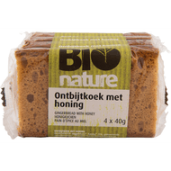 Bio Nature Ontbijtkoekrepen 4 x 2 stuks