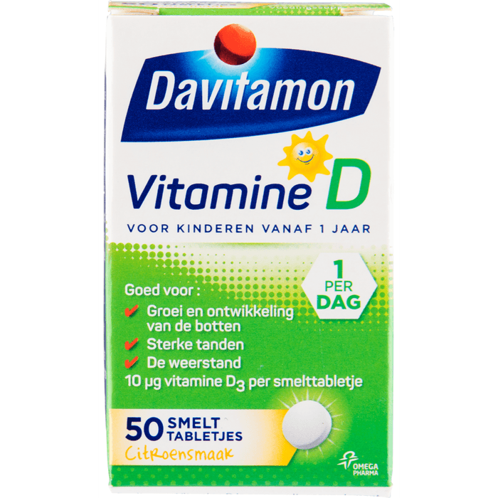 Davitamon Vitamine D smelttabletten kinderen