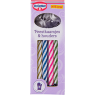 Dr. Oetker Feestkaarsjes met houders