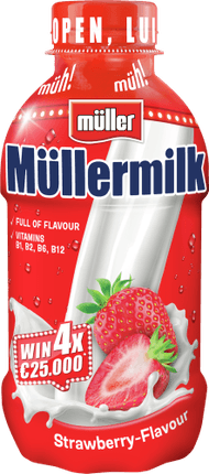 Müllermilk aardbei