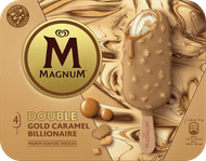 Ola Magnum double gold choc.billion 4 stuks
