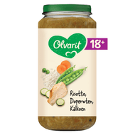 Olvarit 18+ Maanden Risotto Doperwten Kalkoen