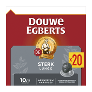 Douwe Egberts Koffiecups lungo extra intens 10