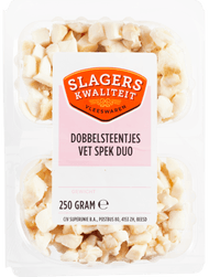 Slagerskwaliteit Dobbelsteentjes vetspek