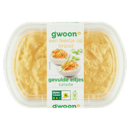 G'woon Salade gevulde eitjes