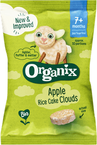 Organix Rijstwafelwolkjes appel