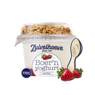 Zuivelhoeve Boern yoghurt muesli aardbei