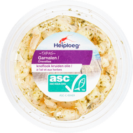 Heiploeg Garnalen in knoflook olie