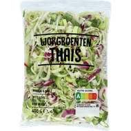 Wokgroente thaise stijl