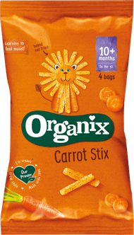 Organix Carrot stix 10+ mnd 4 st.