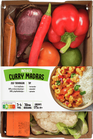 Verspakket Indiase curry madras