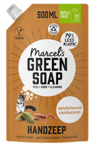 Marcel's Green Soap Handzeep refill sandelhout & kardemom