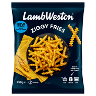 Lamb Weston Ziggy fries naturel