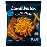Lamb Weston Ziggy fries seasoned