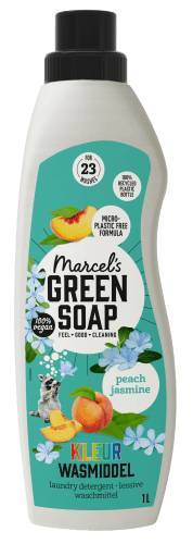 Marcel's Green Soap Vloeibaar wasmiddel peach jasmine 23 wasb.