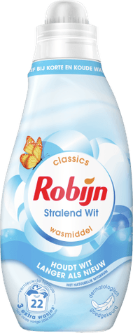 Robijn Vloeibaar wasmiddel k&k wit 22 wasbeurten