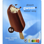 G'woon Mega chocos classic 6 st.