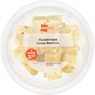 DekaVers Kaasblokjes tomaat basilicum