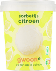 G'woon Sorbetijs citroen
