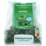 G'woon Gesneden bladspinazie deelblokjes