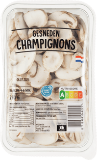 Champignons gesneden