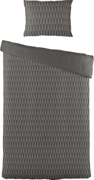 Embossed dekbedovertrek 140x220cm 100%poly.