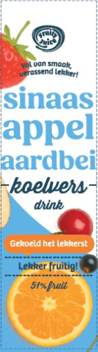 Fruity Juice Sinaasappel-aardbei drink
