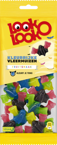Look O Look Kleurrijke vleermuizen