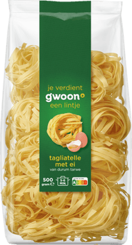 G'woon Tagliatelle met ei