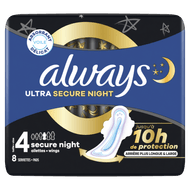 Always Maandverband ultra secure night wings