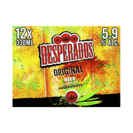 Desperados Bier regular 12st.