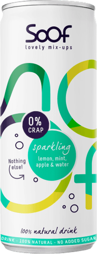 Soof Sparkling water lemon mint & apple