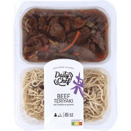 Daily Chef Beef teriyaki met noedels